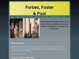 Forbes, Foster and Pool