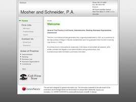 Mosher and Schneider, P.A.