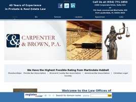 Carpenter and Brown, P.A.