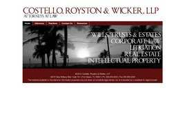 Costello, Royston and Wicker, P.A.