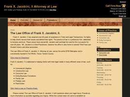 Frank X. Jacobini, II Attorney at Law