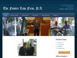 The Fowler Law Firm, P.A.