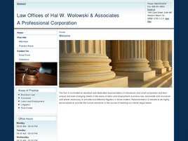 Law Offices of Hal W. Wolowski and Associates A Professional Corporation